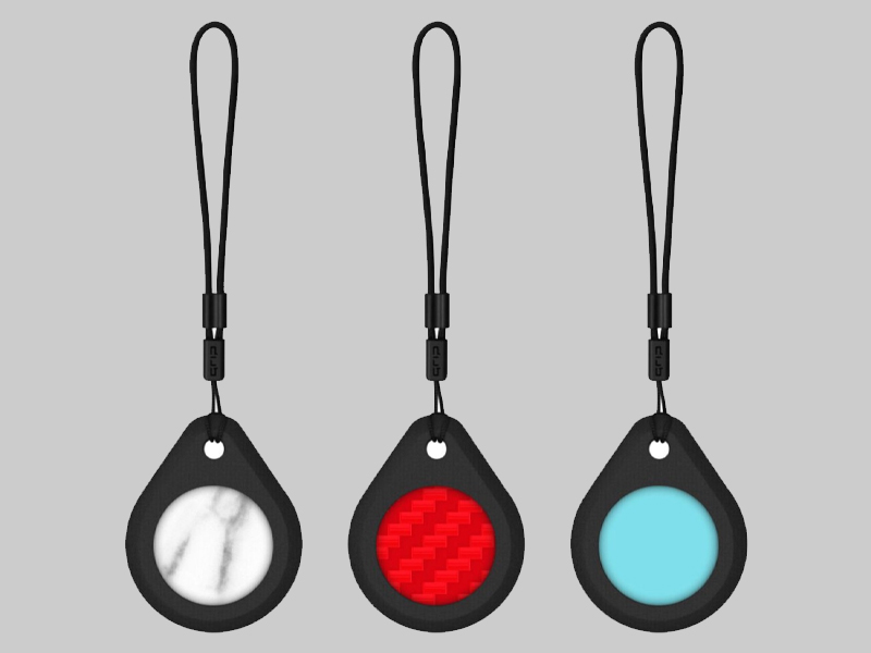 Phụ kiện đi k&egrave;m AirTag của dbrand gọn nhẹ